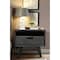 Armen Living Mohave Mid-Century Tundra Gray Acacia Single Drawer Night Stand LCMOLATG - alternate 4